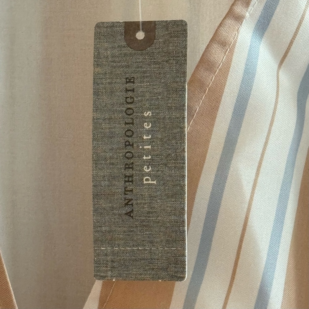 Maeve Anthropologie Halter Dress in Cream and White - Picture 15 of 15